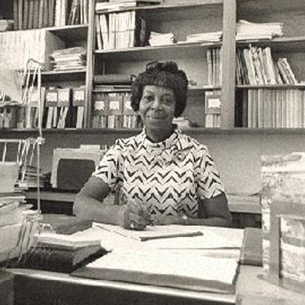 Portrait of Eva Williams Mack.